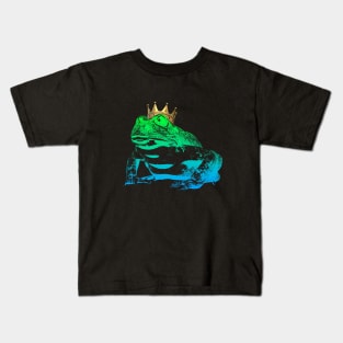 Princess Frog Colored Kids T-Shirt